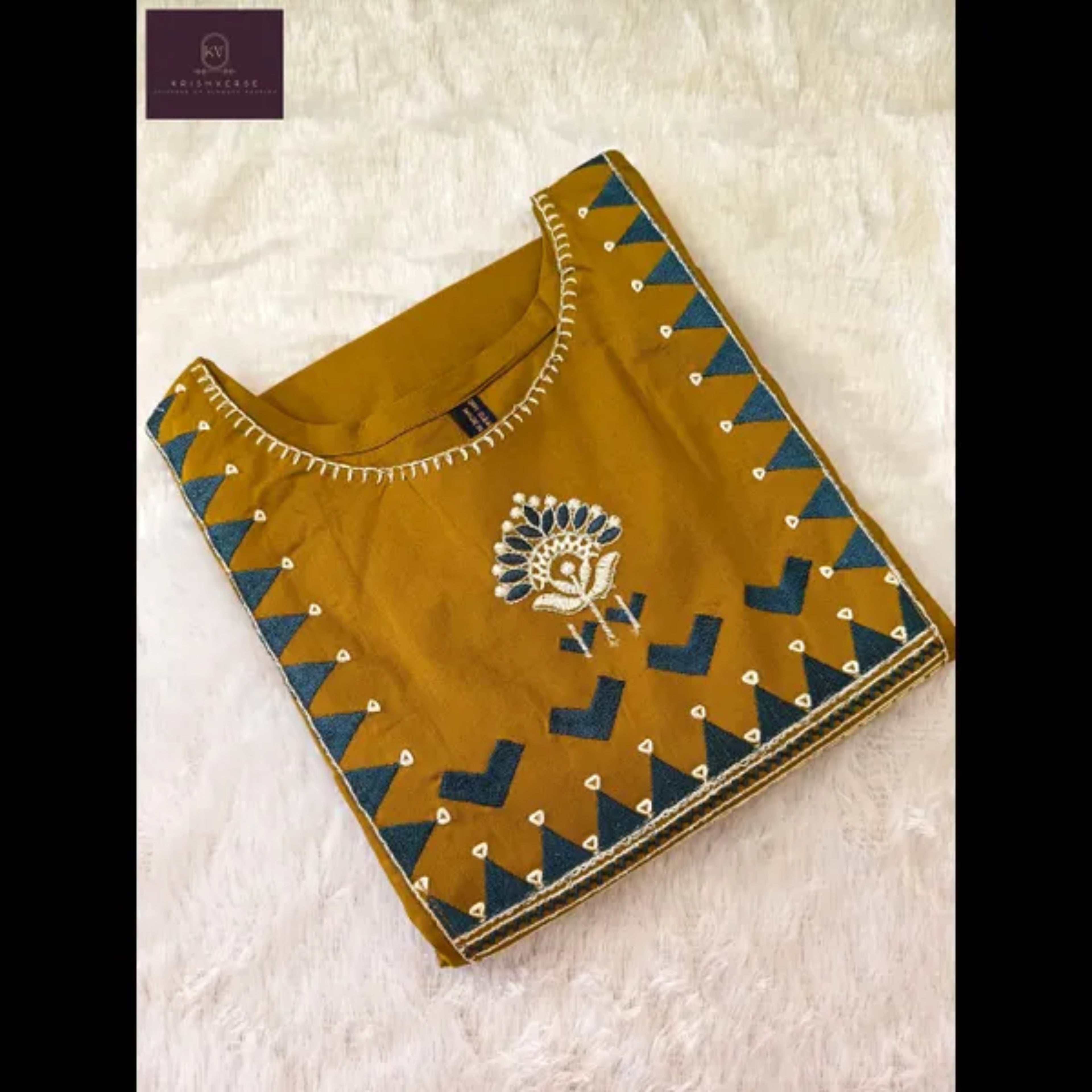 Mustard Yellow Cotton Kurta Set (Office / Everyday Wear)
