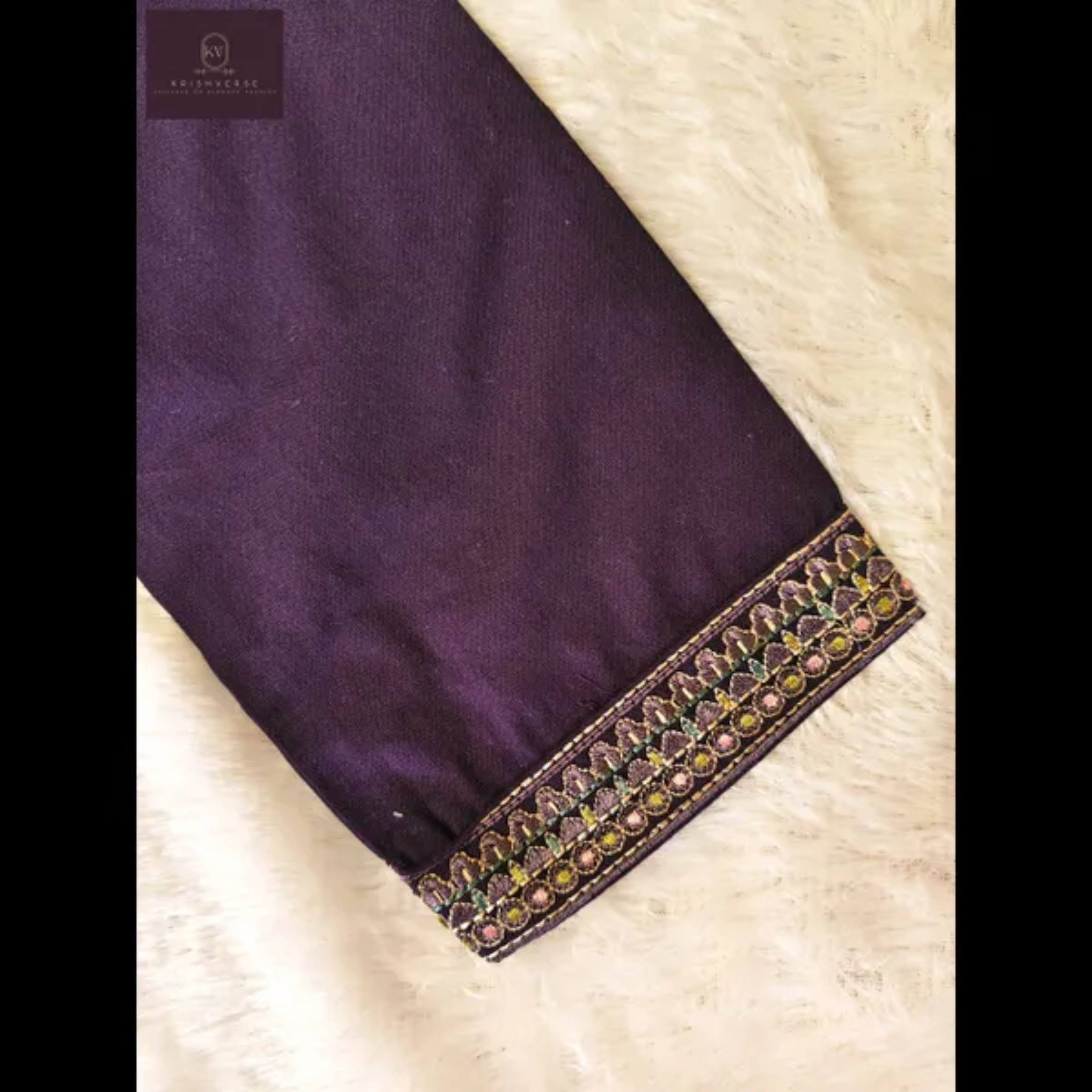 Bold Purple Embroidered Kurta Set – Elegant Ethnic Wear