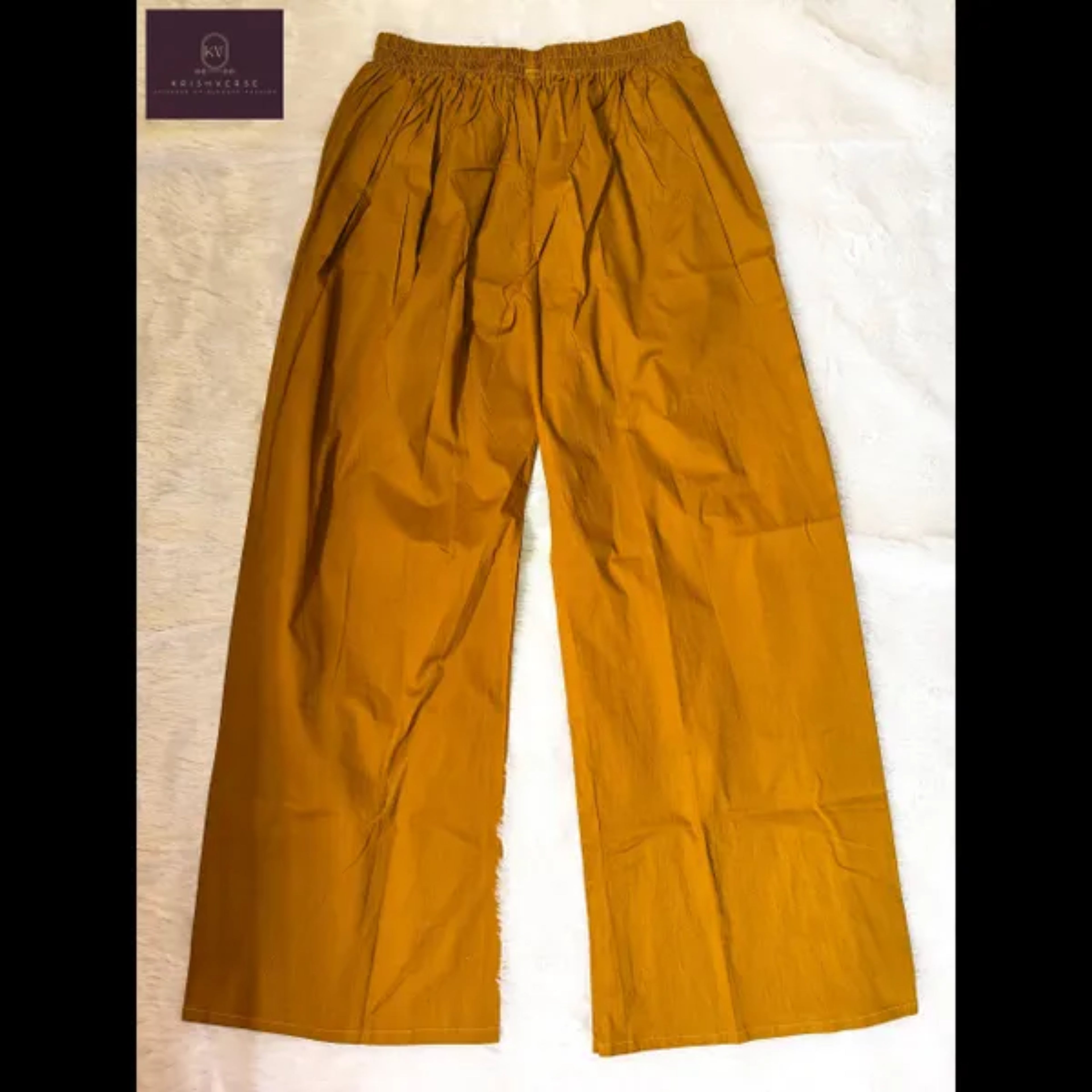 Mustard Yellow Cotton Kurta Set (Office / Everyday Wear)